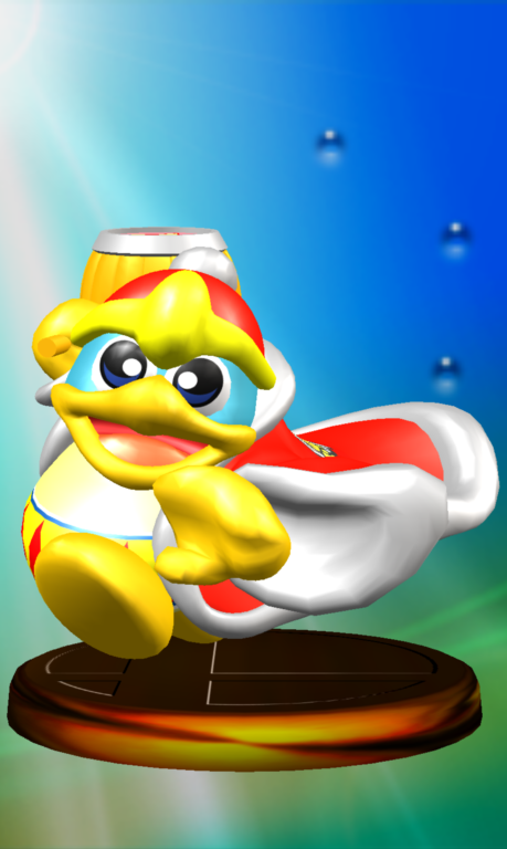 File King Dedede Trophy Melee Png Smashwiki The Super Smash Bros Wiki