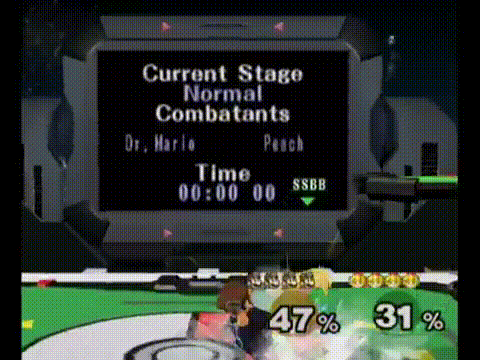 File:SSBM Peach Down Smash Shield Break.gif