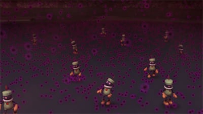 Primids as they appear in a cutscene in The Subspace Emissary.
