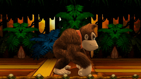 Donkey Kong's side taunt in Smash 4