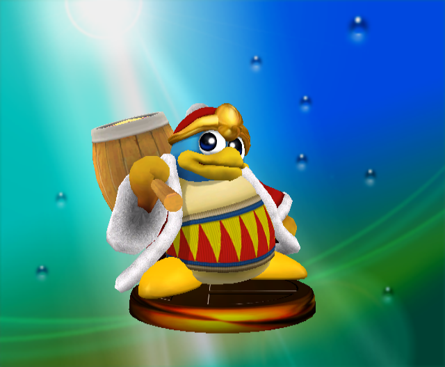 File:King Dedede Trophy (Smash) Akaneia.png
