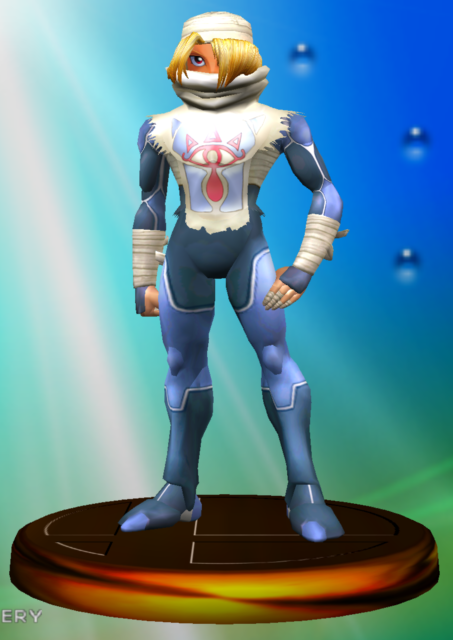 File:Sheik Trophy Melee.png - SmashWiki, the Super Smash Bros. wiki