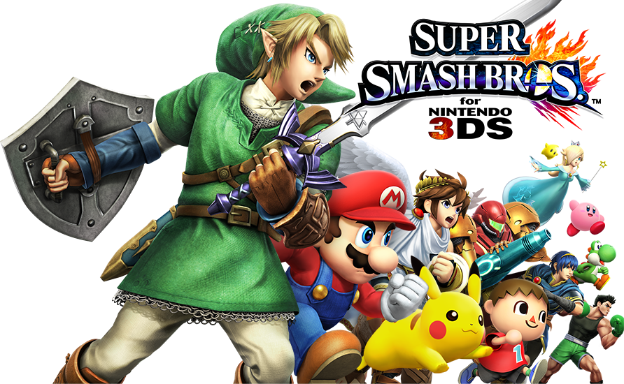 File:SSB3DS Transparent Group Art.png - SmashWiki, the Super Smash Bros ...