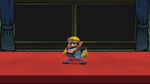 Wario's down taunt in Smash 4