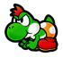 File:Brawl Sticker Yoshi (Paper Mario TTYD).png