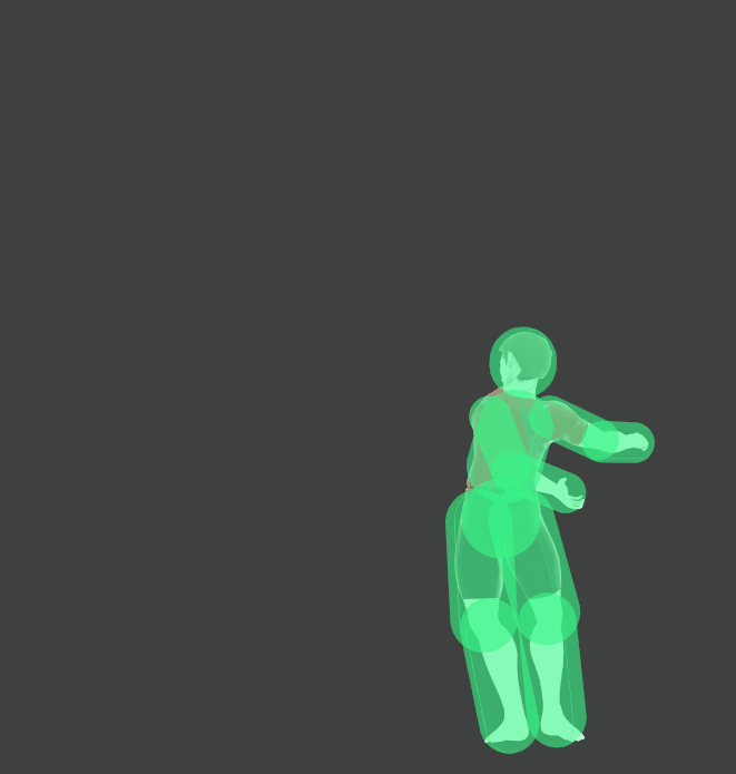Wii Fit Trainer's Back throw.