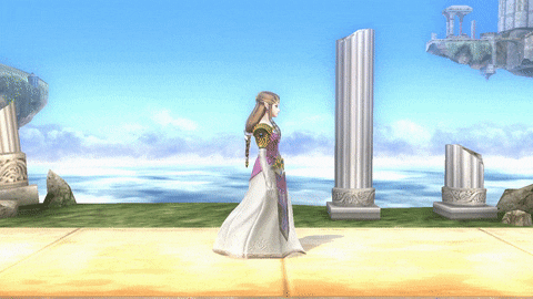 Zelda's side taunt in Smash 4