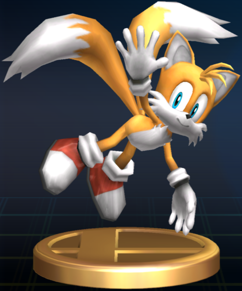 File:Tails - Brawl Trophy.png