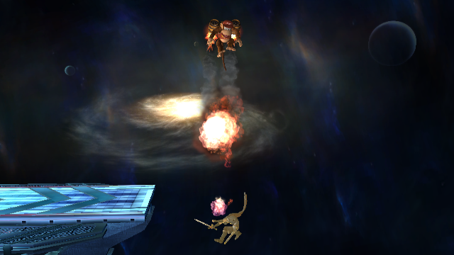 File:Diddy Kong Rocketbarrel Boost Meteor Smash Brawl.png