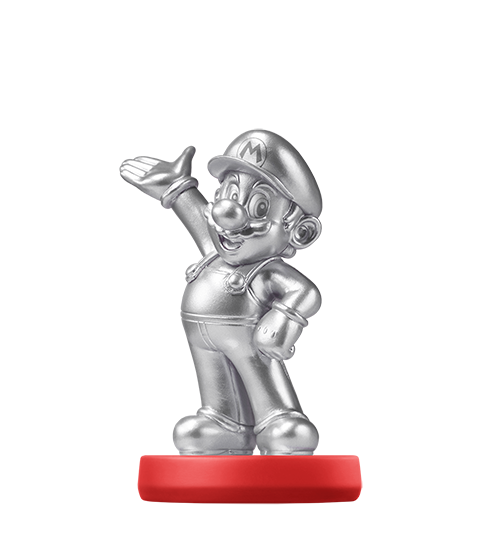 File:Mario - Silver Edition amiibo (Super Mario series).png