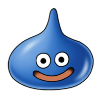 Official artwork of Slime from Dragon Quest VIII.