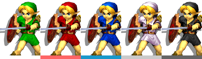 super smash bros melee young link