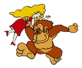 Brawl_Sticker_Pauline_&_Donkey_Kong_(Don