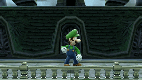 Luigi's side taunt in Smash 4