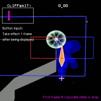 Falco's firestall, 1/6-1/60x speed, debug mode: collision and environment visibility on, object texture visibility off, earliest possible inputs