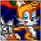 A snapshot of Tails's artwork from the fan flash game, Super Smash Flash 2.