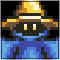 A snapshot of Black Mage's artwork from the fan flash game, Super Smash Flash 2.