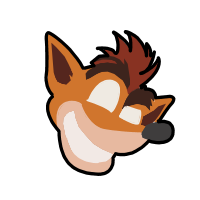 File:Crash Head Fanmade SSBU.png