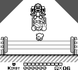 King Dedede doing the Super dedede jump in Kirby's dreamland.