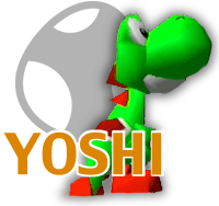 Image of Yoshi from official site of Super Smash Bros.