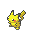The sprite of Pokémon #25 Pikachu.