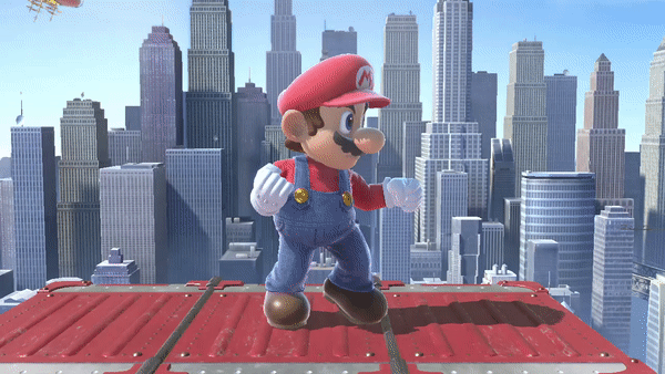 One of Mario's idle poses in Ultimate.