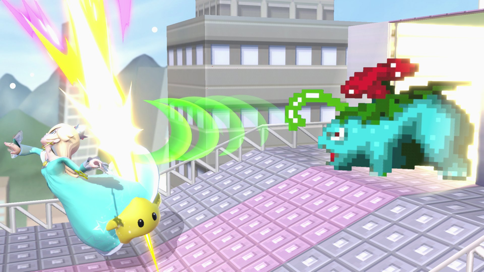 Venusaur's attacking Rosalina in Ultimate.