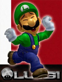 Luigi in Super Smash Bros. Melee.