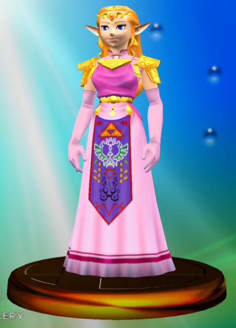 File:princess Zelda Trophy Melee.png - Smashwiki, The Super Smash Bros 