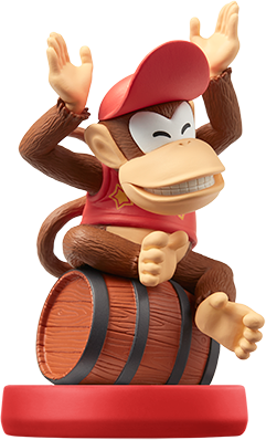 File:Diddy Kong amiibo (Super Mario series).png
