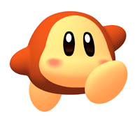 Brawl Sticker Waddle Dee (Kirby 64).png