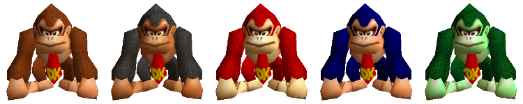 donkey kong country 64 green