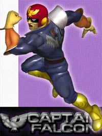 Captain Falcon in Super Smash Bros. Melee.