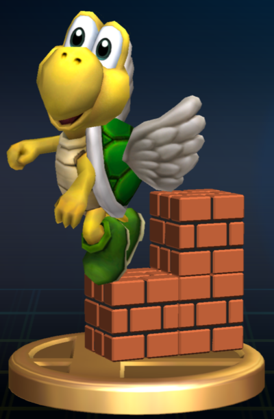 Koopa Paratroopa (Green) - Brawl Trophy.png