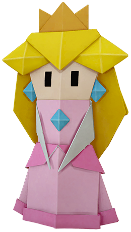 File:SSBU spirit Peach (Paper Mario The Origami King).png
