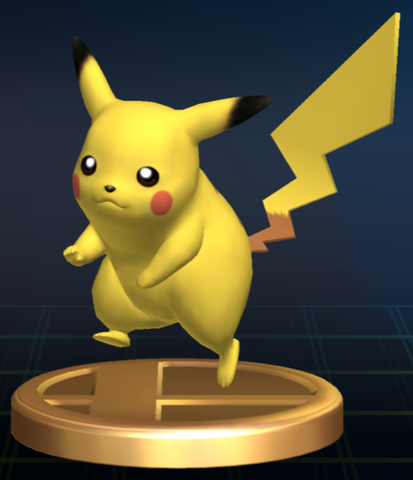 File:Pikachu - Brawl Trophy.png