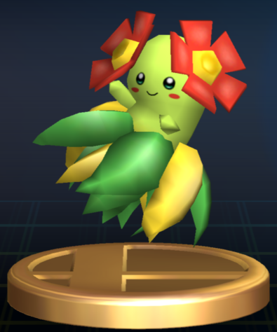 File:Bellossom - Brawl Trophy.png