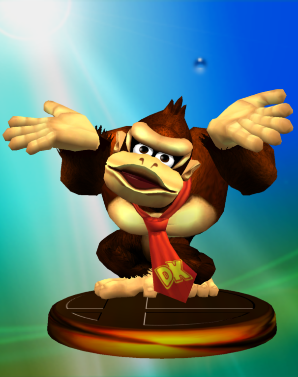 File:Donkey Kong Trophy (Smash).png - SmashWiki, The Super Smash Bros. Wiki