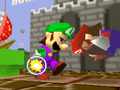 File:Luigi Tauntkick Mario SSB64.gif