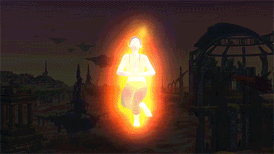 A Gif of Wii Fit Trainer's Final Smash.