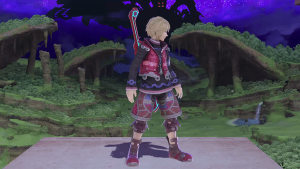 Shulk's first idle pose.