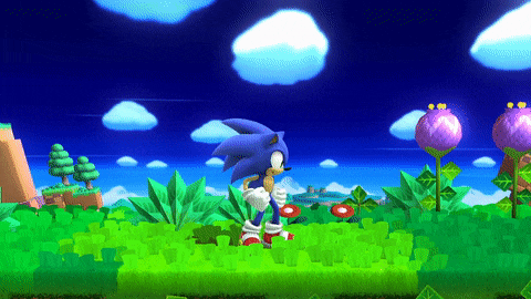 Sonic's side taunt in Smash 4
