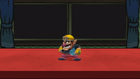 Wario's side taunt in Smash 4