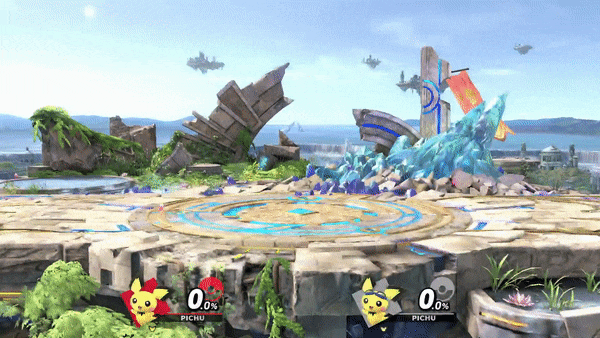 Pichu's on-screen appearance