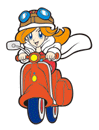 Brawl_Sticker_Mona_&_Moped_(WarioWare_MM