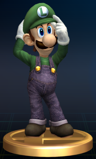 Luigi - Brawl Trophy.png