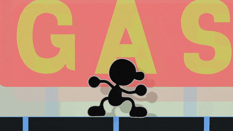 Mr. Game &amp; Watch's up taunt in Smash 4