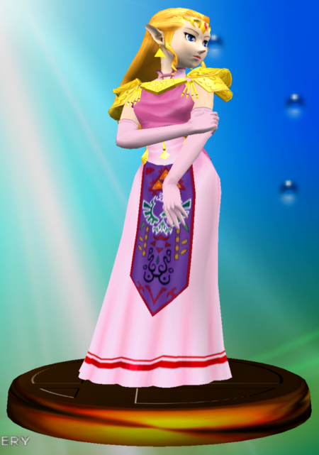 File:Princess Zelda Trophy (Smash).png - SmashWiki, the Super Smash ...