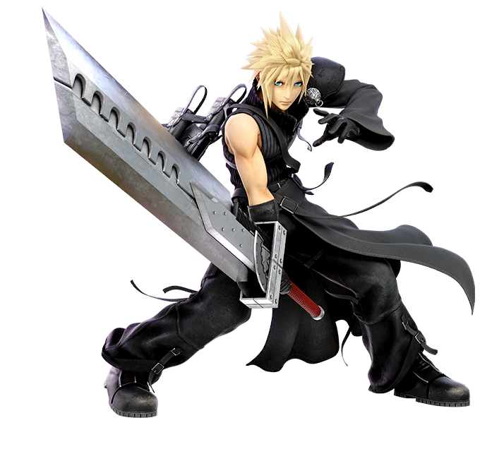 File:SSBU spirit Cloud (Advent Children).png - SmashWiki, the Super ...