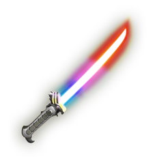 Official artwork of a Beam Sword from the SSBU website.